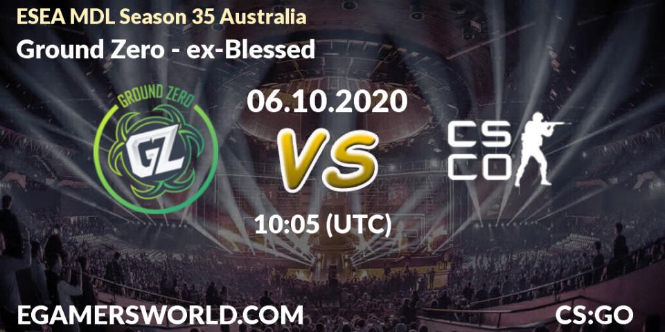 Ground Zero vs Integral Nation: Match Prediction. 06.10.2020 at 10:05, Counter-Strike (CS2), ESEA MDL Season 35 Australia
