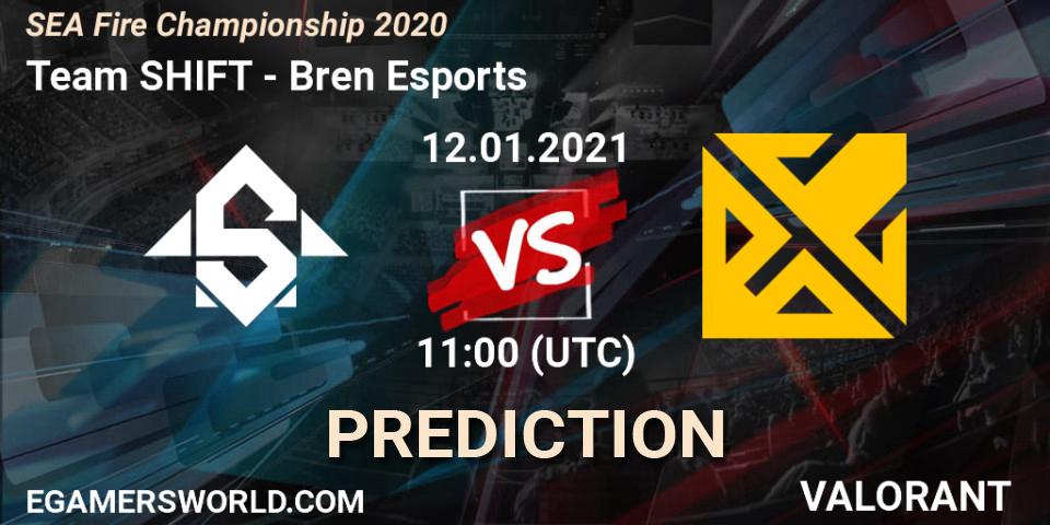 Team SHIFT vs Bren Esports: Match Prediction. 12.01.2021 at 11:00, VALORANT, SEA Fire Championship 2020