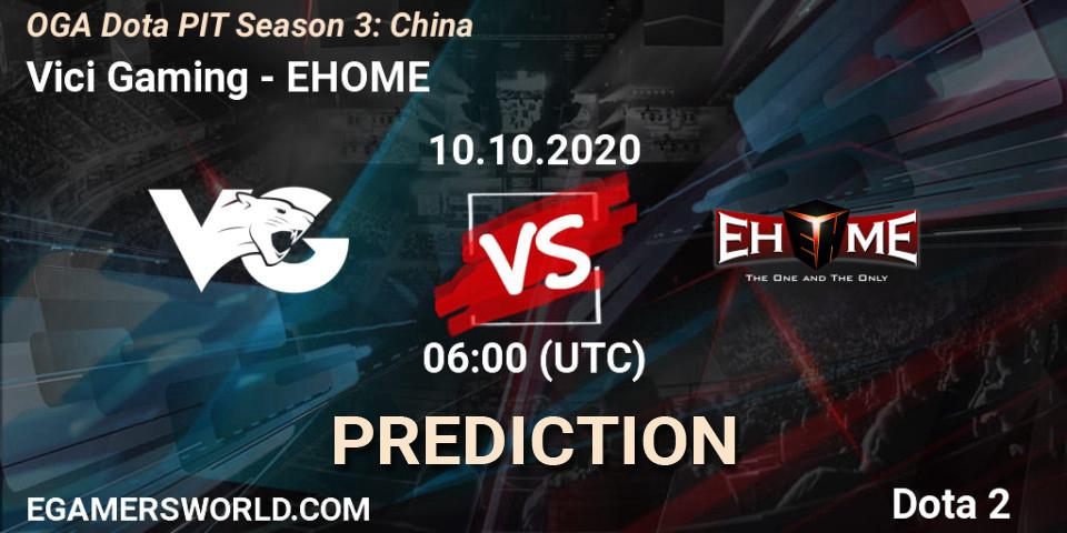 Vici Gaming vs EHOME: Match Prediction. 10.10.2020 at 06:02, Dota 2, OGA Dota PIT Season 3: China