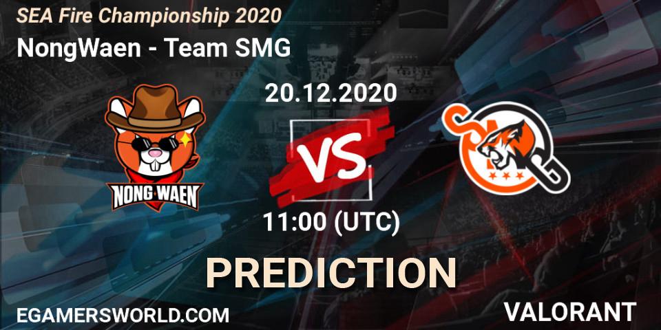 NongWaen vs Team SMG: Match Prediction. 20.12.2020 at 11:00, VALORANT, SEA Fire Championship 2020