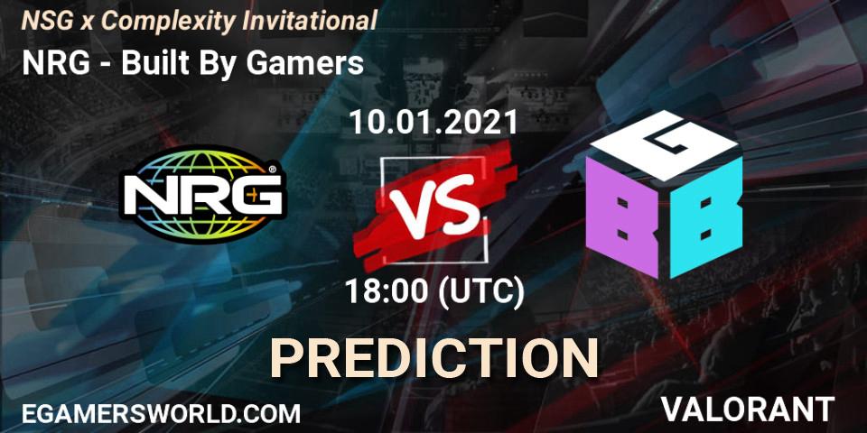 NRG vs Built By Gamers: Match Prediction. 10.01.2021 at 18:00, VALORANT, NSG x Complexity Invitational