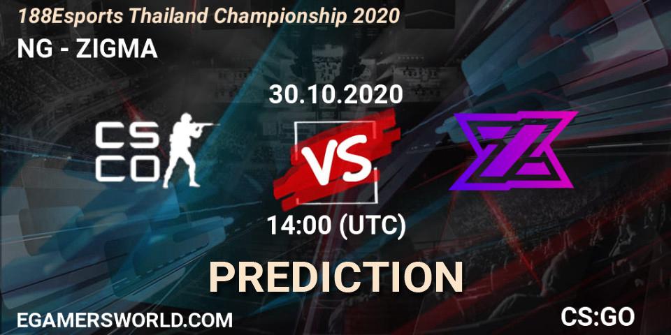 NG vs Nine: Match Prediction. 30.10.2020 at 14:00, Counter-Strike (CS2), 188Esports Thailand Championship 2020