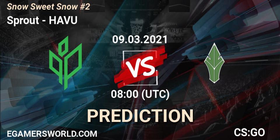 Sprout vs HAVU: Match Prediction. 09.03.2021 at 08:00, Counter-Strike (CS2), Snow Sweet Snow #2