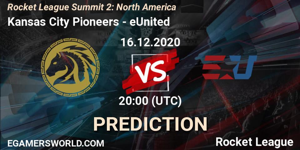 Kansas City Pioneers vs eUnited: Match Prediction. 16.12.2020 at 20:00, Rocket League, Rocket League Summit 2: North America