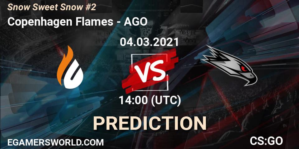 Copenhagen Flames vs AGO: Match Prediction. 04.03.2021 at 14:00, Counter-Strike (CS2), Snow Sweet Snow #2