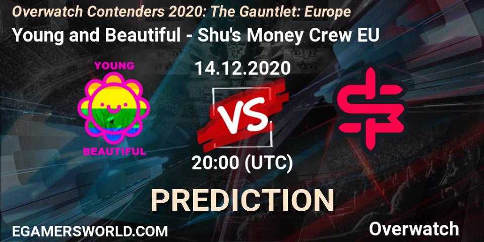 Young and Beautiful vs Shu's Money Crew EU: Match Prediction. 14.12.2020 at 20:00, Overwatch, Overwatch Contenders 2020: The Gauntlet: Europe