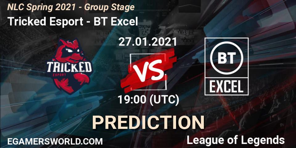 Tricked Esport vs BT Excel: Match Prediction. 27.01.2021 at 19:00, LoL, NLC Spring 2021 - Group Stage