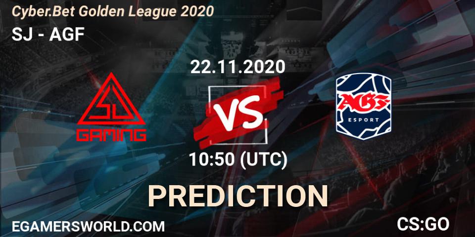 SJ vs AGF: Match Prediction. 22.11.20, CS2 (CS:GO), Cyber.Bet Golden League 2020