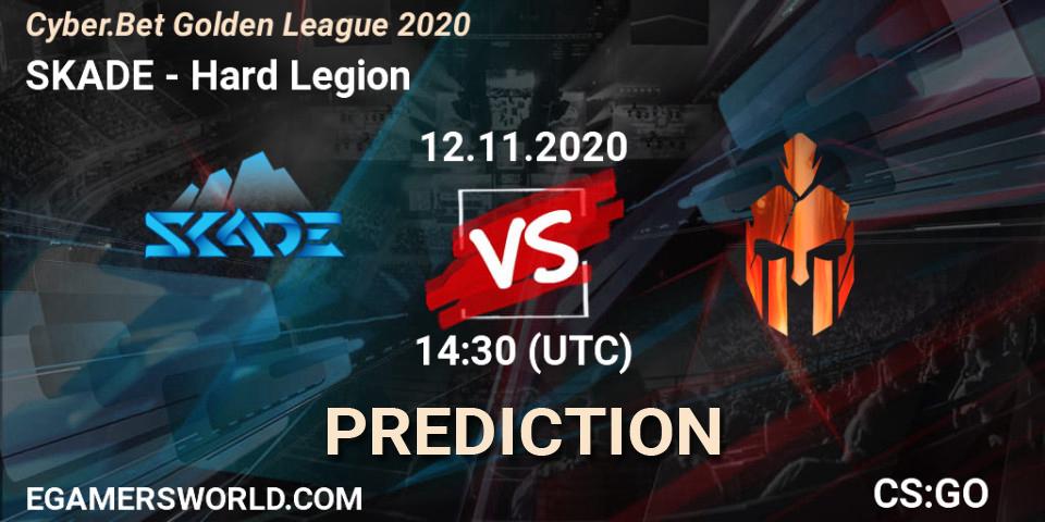 SKADE vs Hard Legion: Match Prediction. 12.11.20, CS2 (CS:GO), Cyber.Bet Golden League 2020