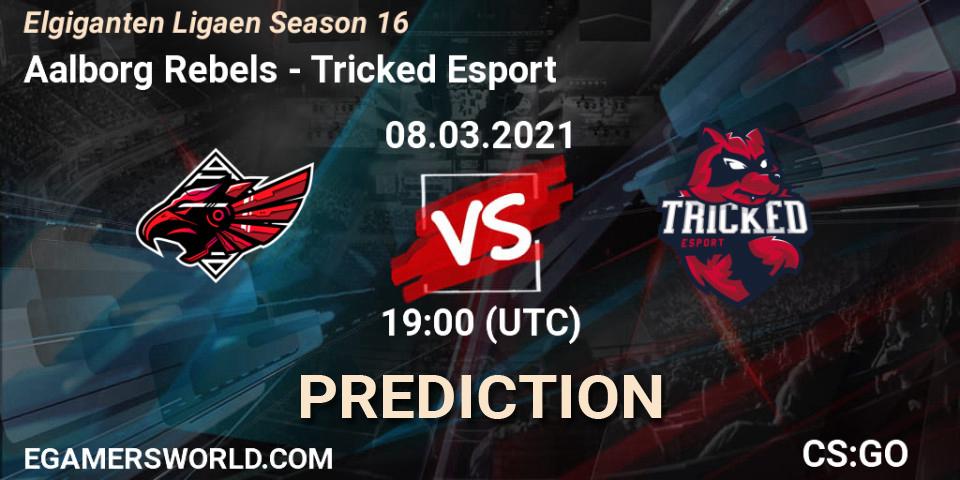 Aalborg Rebels vs Tricked Esport: Match Prediction. 08.03.2021 at 19:00, Counter-Strike (CS2), Elgiganten Ligaen Season 16