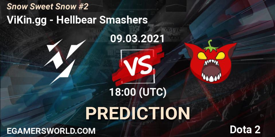 ViKin.gg vs Hellbear Smashers: Match Prediction. 09.03.2021 at 18:27, Dota 2, Snow Sweet Snow #2