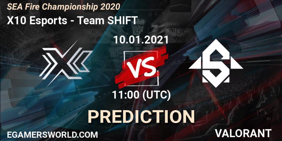 X10 Esports vs Team SHIFT: Match Prediction. 10.01.2021 at 11:00, VALORANT, SEA Fire Championship 2020