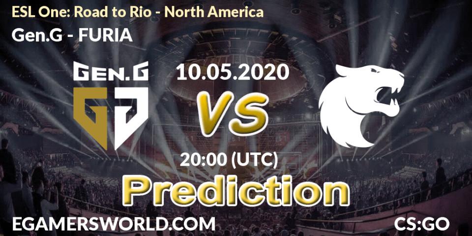 Gen.G vs FURIA: Match Prediction. 10.05.2020 at 21:40, Counter-Strike (CS2), ESL One: Road to Rio - North America