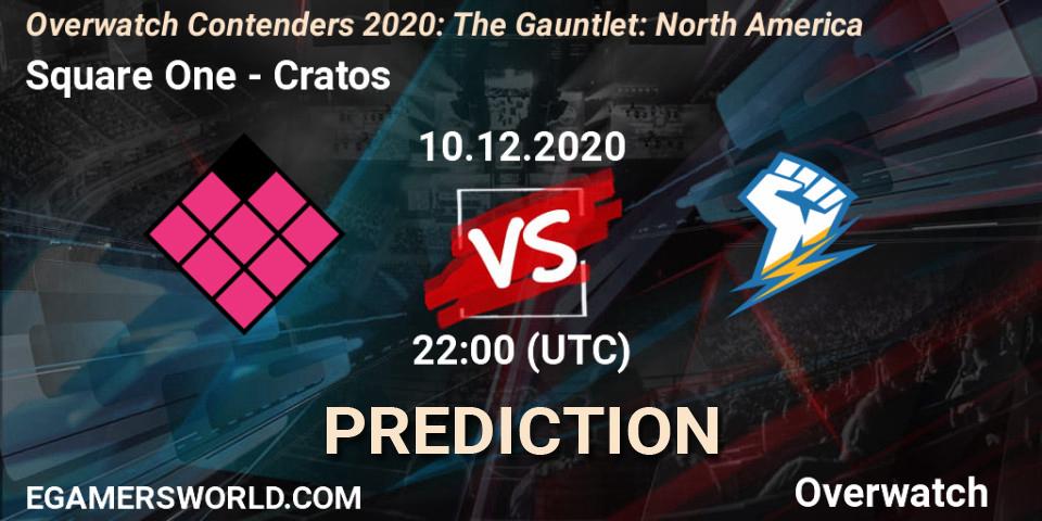 Square One vs Cratos: Match Prediction. 10.12.2020 at 22:00, Overwatch, Overwatch Contenders 2020: The Gauntlet: North America