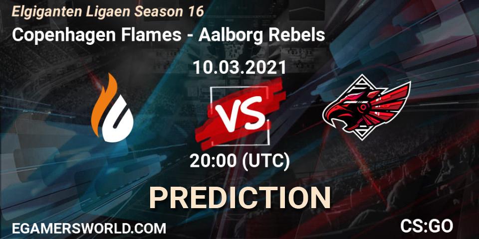 Copenhagen Flames vs Aalborg Rebels: Match Prediction. 10.03.2021 at 20:00, Counter-Strike (CS2), Elgiganten Ligaen Season 16