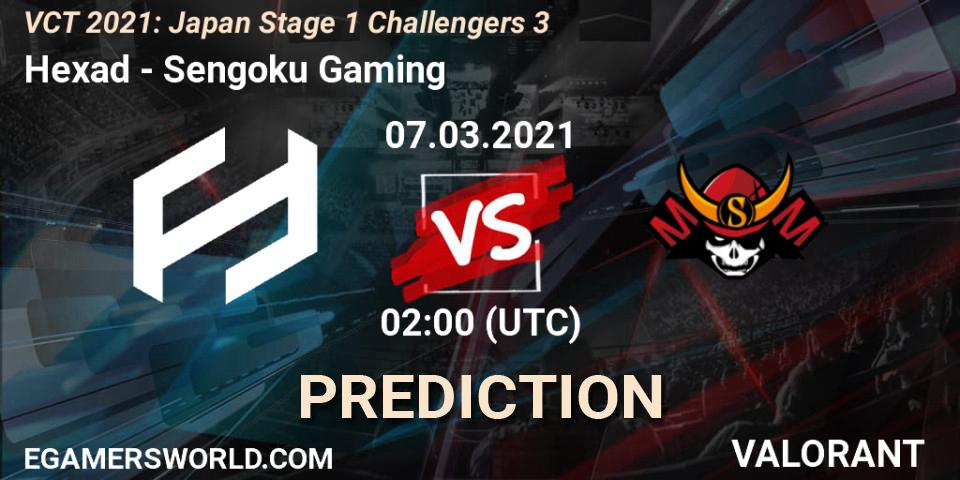 Hexad vs Sengoku Gaming: Match Prediction. 07.03.2021 at 02:00, VALORANT, VCT 2021: Japan Stage 1 Challengers 3