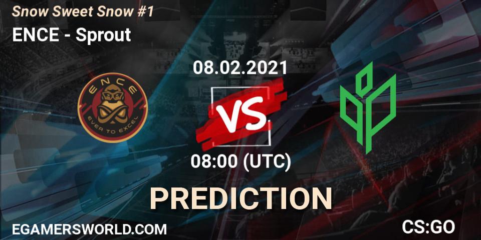 ENCE vs Sprout: Match Prediction. 08.02.2021 at 08:00, Counter-Strike (CS2), Snow Sweet Snow #1