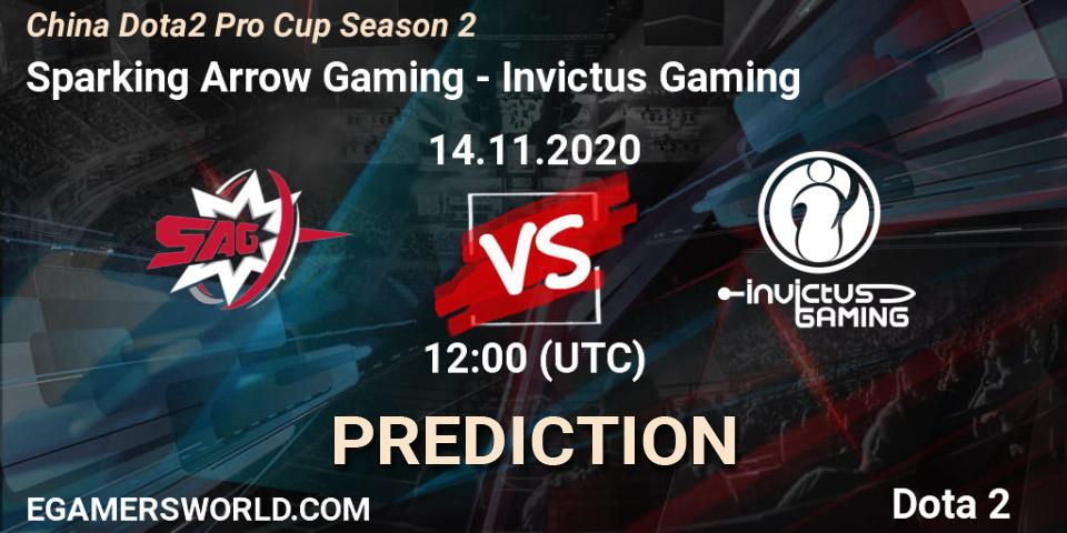 Sparking Arrow Gaming vs Invictus Gaming: Match Prediction. 14.11.2020 at 11:32, Dota 2, China Dota2 Pro Cup Season 2