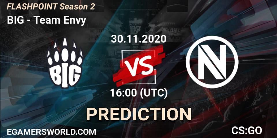 BIG vs Team Envy: Match Prediction. 30.11.20, CS2 (CS:GO), Flashpoint Season 2