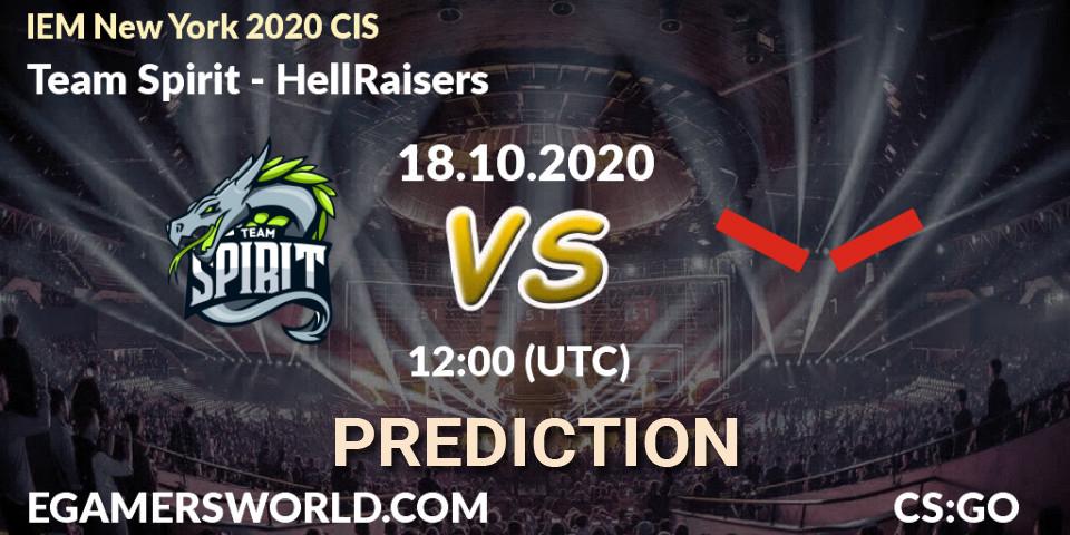 Team Spirit vs HellRaisers: Match Prediction. 18.10.2020 at 12:00, Counter-Strike (CS2), IEM New York 2020 CIS