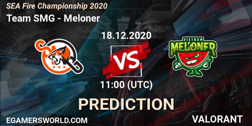 Team SMG vs Meloner: Match Prediction. 18.12.2020 at 11:00, VALORANT, SEA Fire Championship 2020
