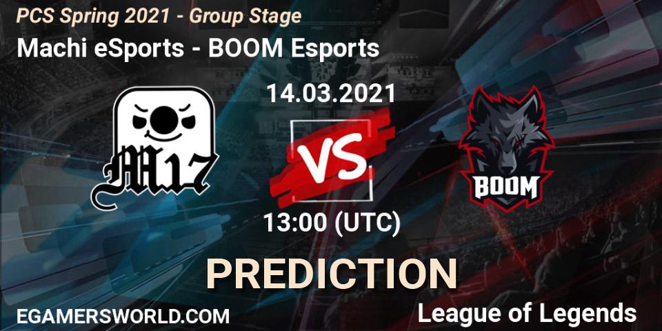 Machi eSports vs BOOM Esports: Match Prediction. 14.03.2021 at 13:00, LoL, PCS Spring 2021 - Group Stage