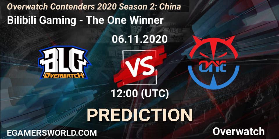 Bilibili Gaming vs The One Winner: Match Prediction. 06.11.20, Overwatch, Overwatch Contenders 2020 Season 2: China