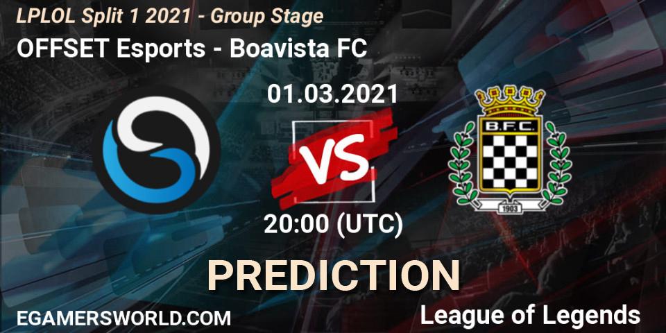 OFFSET Esports vs Boavista FC: Match Prediction. 01.03.2021 at 20:00, LoL, LPLOL Split 1 2021 - Group Stage