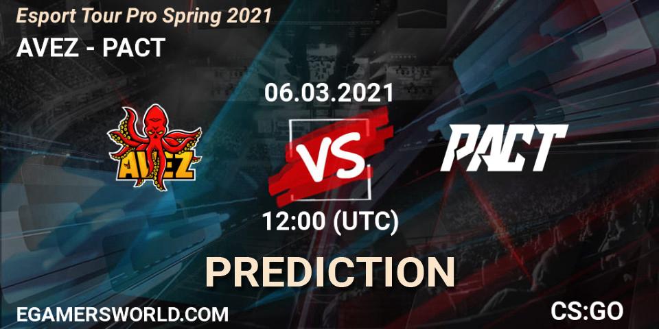 AVEZ vs PACT: Match Prediction. 06.03.21, CS2 (CS:GO), Esport Tour Pro Spring 2021