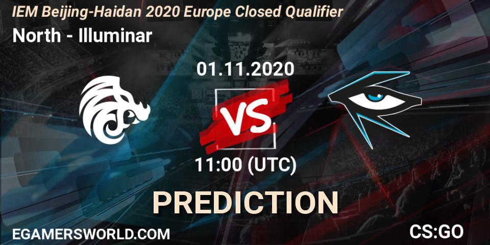 North vs Illuminar: Match Prediction. 01.11.20, CS2 (CS:GO), IEM Beijing-Haidian 2020 Europe Closed Qualifier