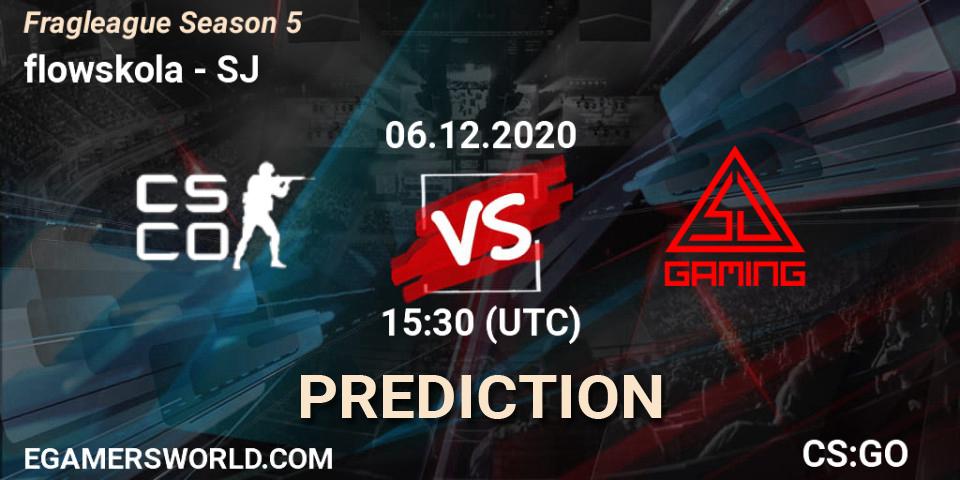 flowskola vs SJ: Match Prediction. 06.12.2020 at 15:30, Counter-Strike (CS2), Fragleague Season 5