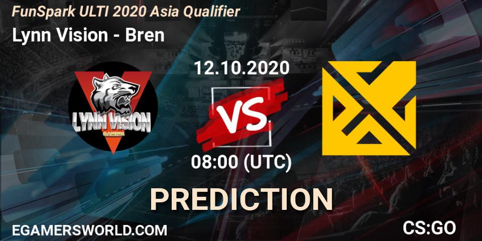 Lynn Vision vs Bren: Match Prediction. 12.10.2020 at 06:00, Counter-Strike (CS2), FunSpark ULTI 2020 Asia Qualifier