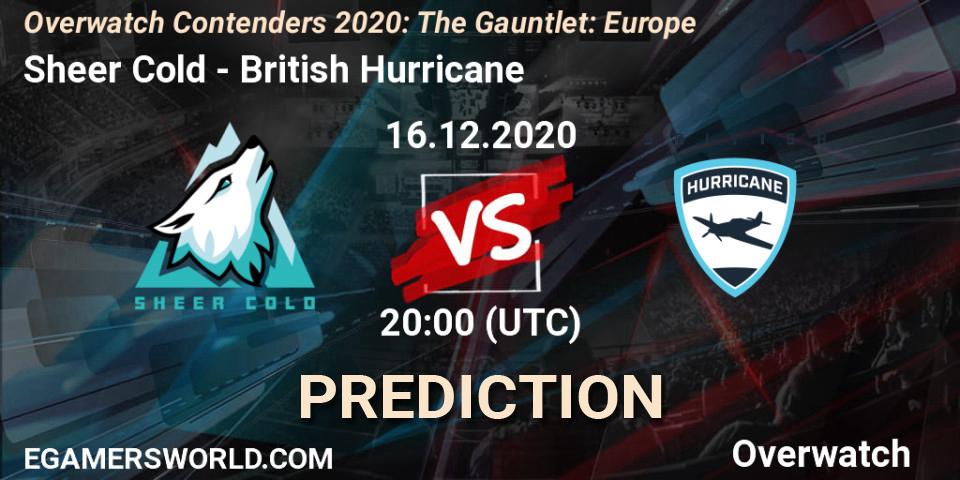 Sheer Cold vs British Hurricane: Match Prediction. 16.12.20, Overwatch, Overwatch Contenders 2020: The Gauntlet: Europe