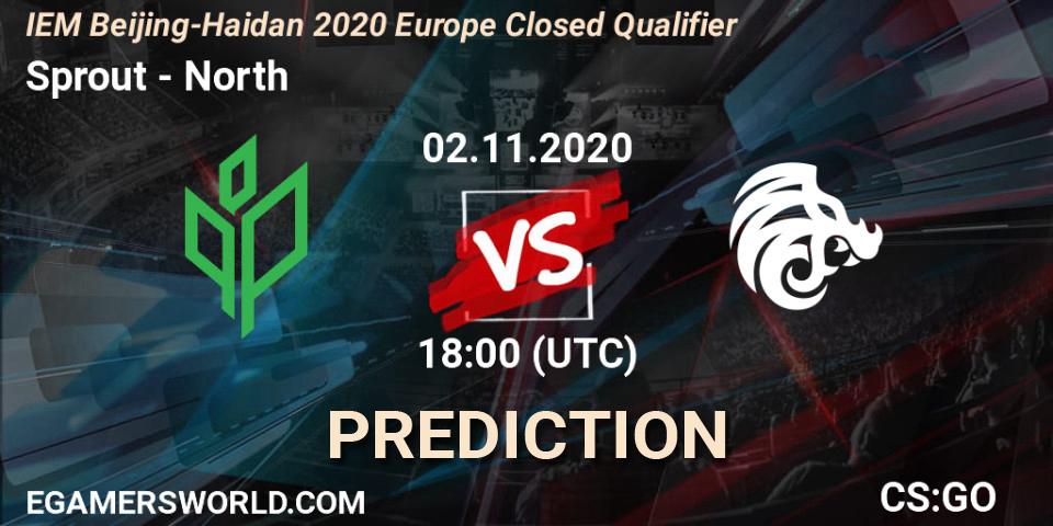 Sprout vs North: Match Prediction. 02.11.20, CS2 (CS:GO), IEM Beijing-Haidian 2020 Europe Closed Qualifier