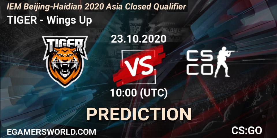 TIGER vs Wings Up: Match Prediction. 23.10.2020 at 10:00, Counter-Strike (CS2), IEM Beijing-Haidian 2020 Asia Closed Qualifier
