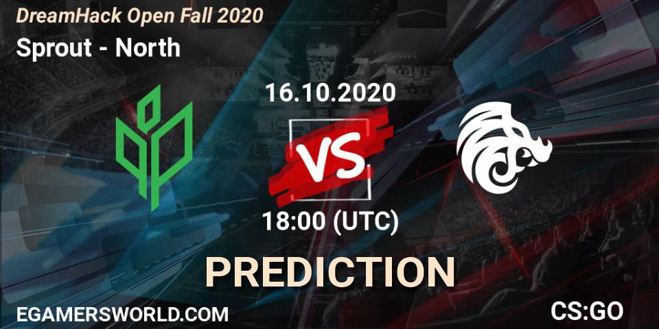 Sprout vs North: Match Prediction. 16.10.20, CS2 (CS:GO), DreamHack Open Fall 2020