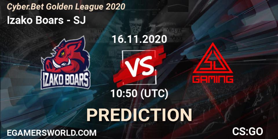 Izako Boars vs SJ: Match Prediction. 16.11.2020 at 10:50, Counter-Strike (CS2), Cyber.Bet Golden League 2020