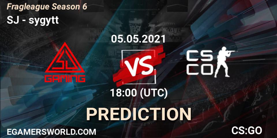 SJ vs sygytt: Match Prediction. 05.05.2021 at 18:00, Counter-Strike (CS2), Fragleague Season 6