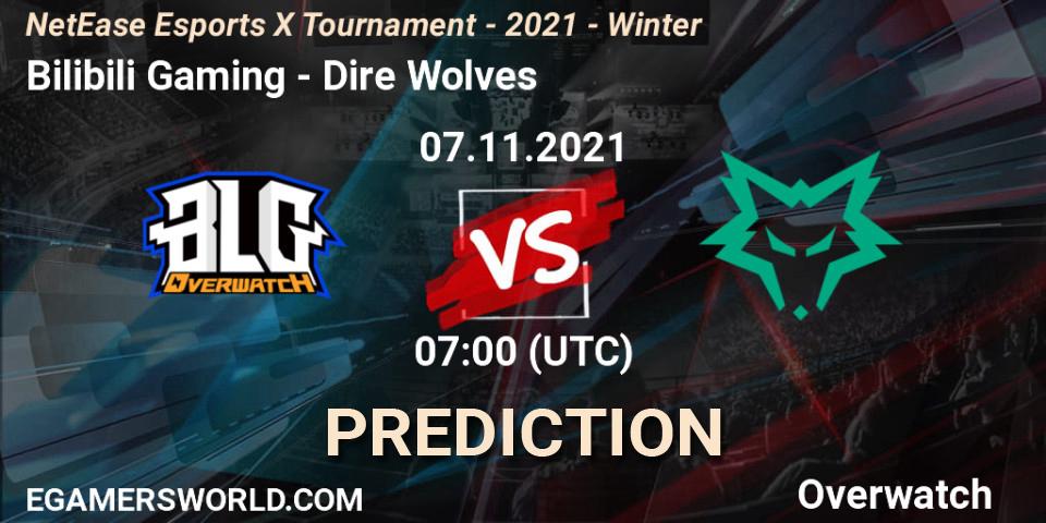 Bilibili Gaming vs Dire Wolves: Match Prediction. 07.11.21, Overwatch, NetEase Esports X Tournament - 2021 - Winter