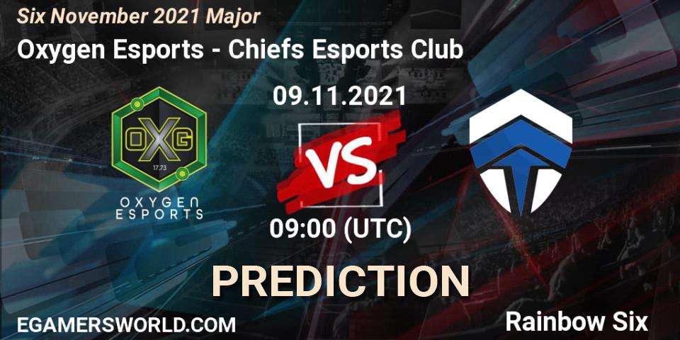 Chiefs Esports Club vs Oxygen Esports: Match Prediction. 10.11.2021 at 16:30, Rainbow Six, Six Sweden Major 2021