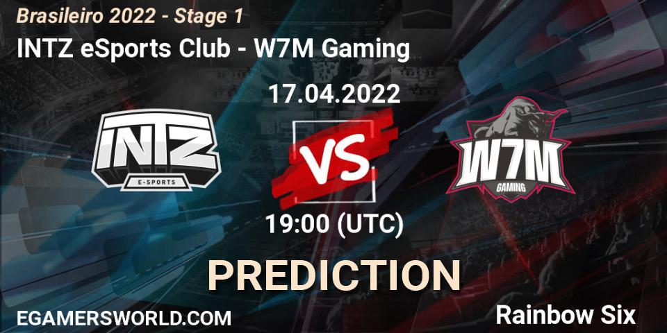 INTZ eSports Club vs W7M Gaming: Match Prediction. 17.04.22, Rainbow Six, Brasileirão 2022 - Stage 1