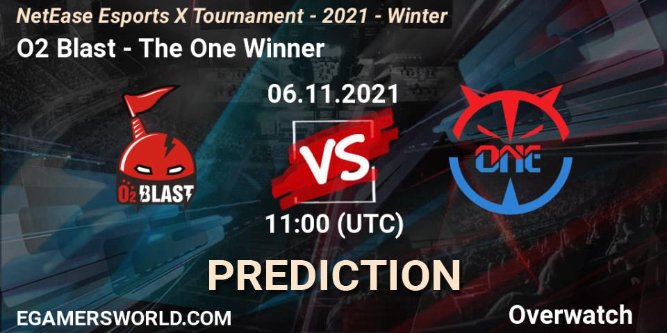 O2 Blast vs The One Winner: Match Prediction. 06.11.21, Overwatch, NetEase Esports X Tournament - 2021 - Winter