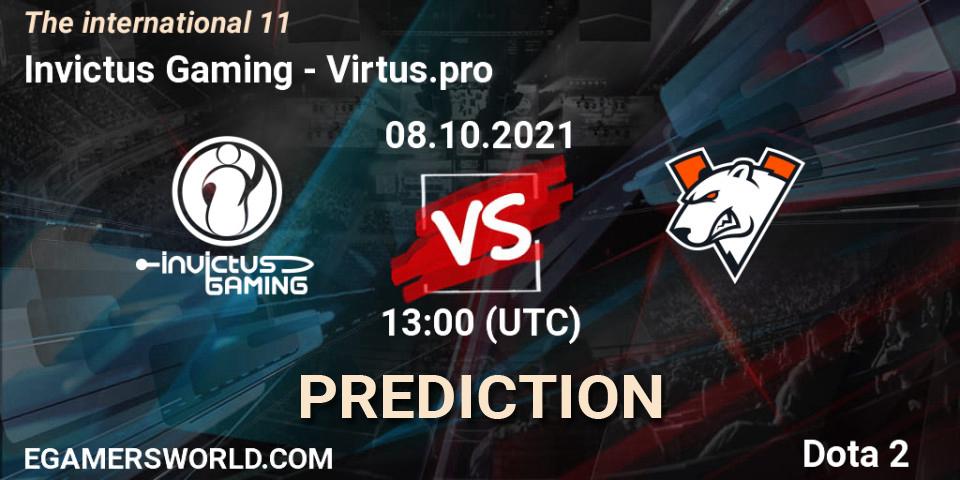 Invictus Gaming vs Virtus.pro: Match Prediction. 08.10.21, Dota 2, The Internationa 2021