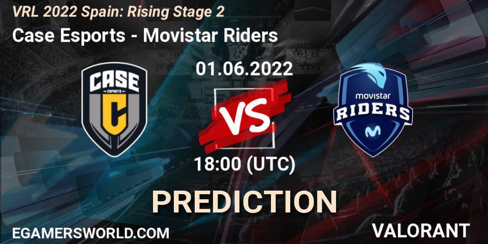 Case Esports vs Movistar Riders: Match Prediction. 07.06.22, VALORANT, VRL 2022 Spain: Rising Stage 2