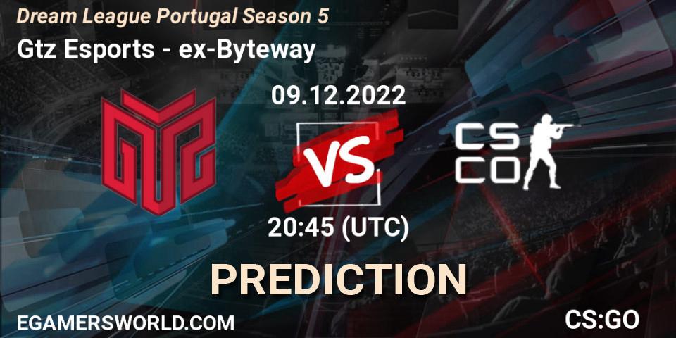 GTZ Bulls Esports vs ex-Byteway: Match Prediction. 09.12.22, CS2 (CS:GO), Dream League Portugal Season 5