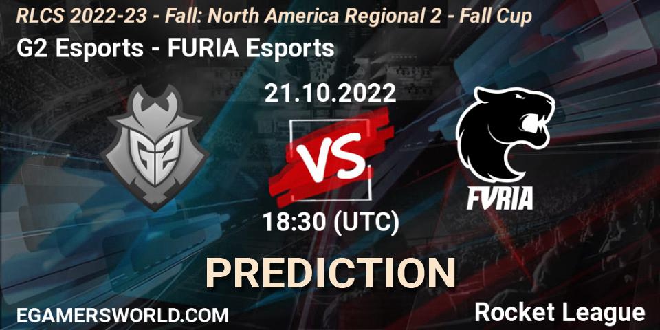 G2 Esports vs FURIA Esports: Match Prediction. 21.10.2022 at 18:30, Rocket League, RLCS 2022-23 - Fall: North America Regional 2 - Fall Cup