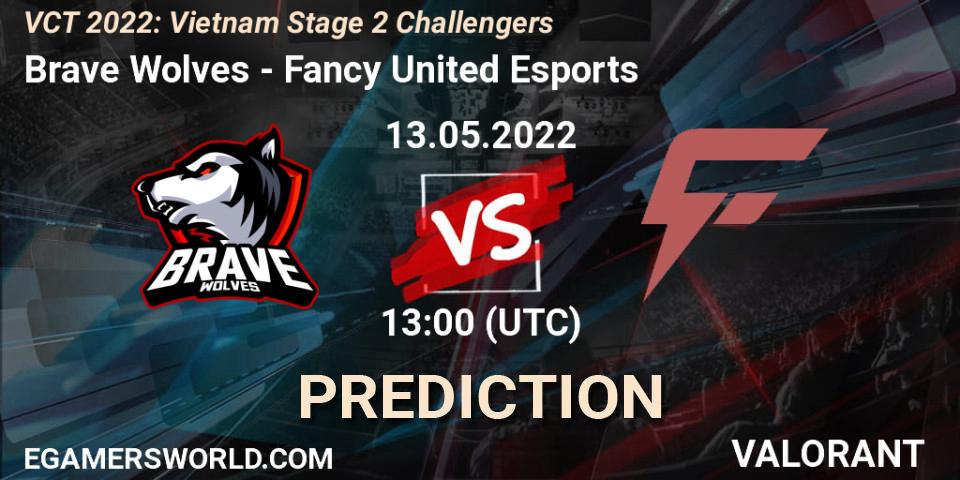 Brave Wolves vs Fancy United Esports: Match Prediction. 13.05.2022 at 14:00, VALORANT, VCT 2022: Vietnam Stage 2 Challengers