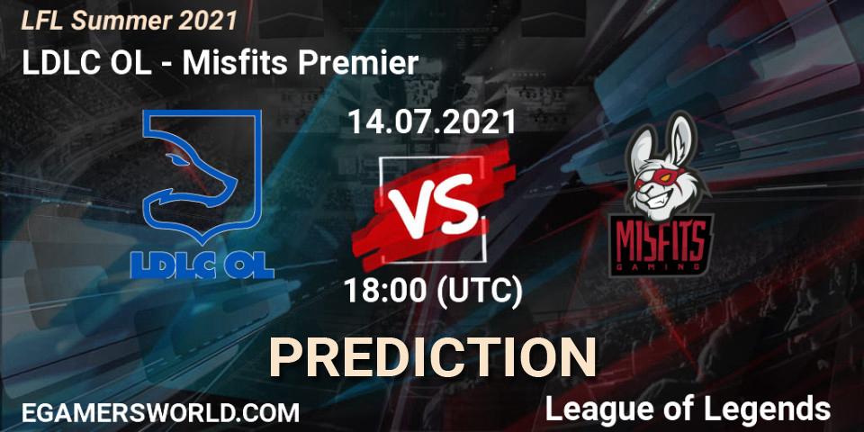 LDLC OL vs Misfits Premier: Match Prediction. 14.07.21, LoL, LFL Summer 2021
