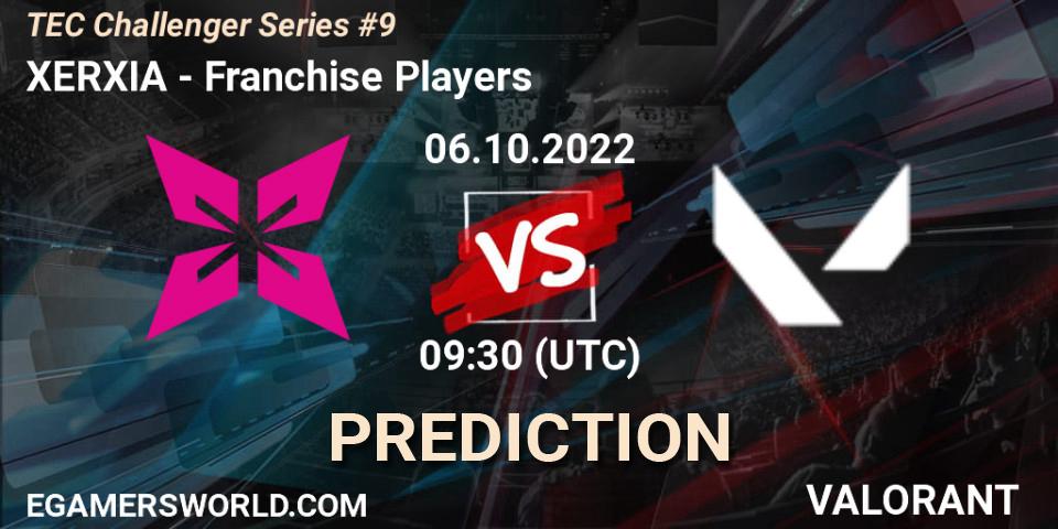 XERXIA vs Franchise Players: Match Prediction. 06.10.2022 at 10:00, VALORANT, TEC Challenger Series #9