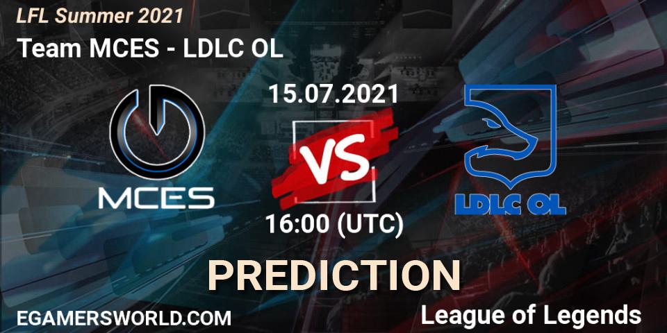 Team MCES vs LDLC OL: Match Prediction. 15.07.2021 at 16:00, LoL, LFL Summer 2021